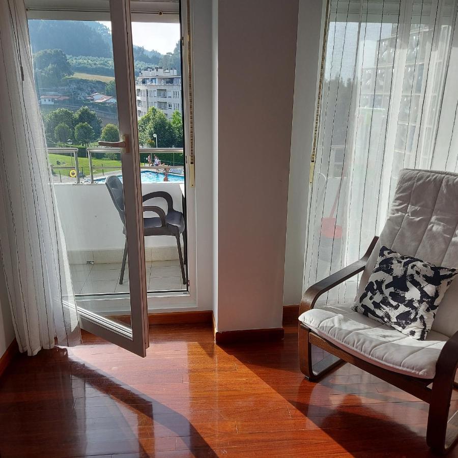 카스트로우르디알레스 Soleado Piso Con Garaje Y Piscina A 8' Centro 아파트 외부 사진